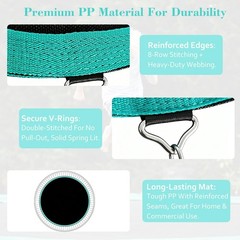 Replacement Trampoline Mat for 12/14/15 Ft Round Trampolines, UV-Resistant, 72/8