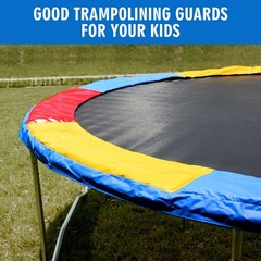 Safety Pad Spring Round Frame Pad Cover Replacement 12FT Trampoline Multi Color
