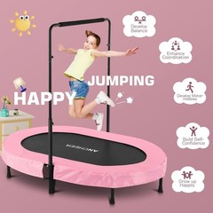 Double Ancheer Kids Trampoline Built for Energetic Jumping Indoors & Outdoors🦘