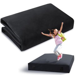 Durable Crash Pad Cover Replacement 5′ x 5′ or 3′ x 4′, Sensory Safe & Machine-W