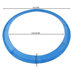 10FT Trampoline Pad Trampoline Replacement Safety Pad Trampoline Protection Pad