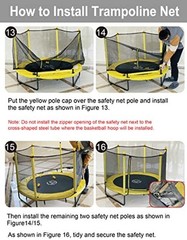 60″ Trampoline Replacement Safety Net