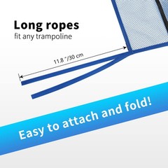 3 Pouch Ultimate Trampoline Shoe Storage Durable UV Resistant PE Bags for Mos…