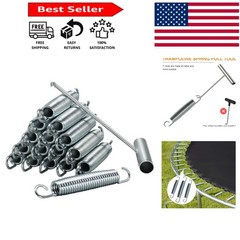 16-Pack Heavy Duty Trampoline Springs 5.5-7Inch Stainless Steel Replacement Kit