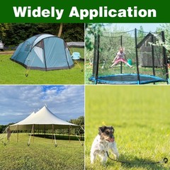 4 Pack 18″ Heavy Duty Ground Anchors for Shed Tent Carpots Camping Mobile Home