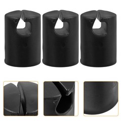 6 Pcs Trampoline Enclosure Pole Cap Protective Round Cover Plastic Caps