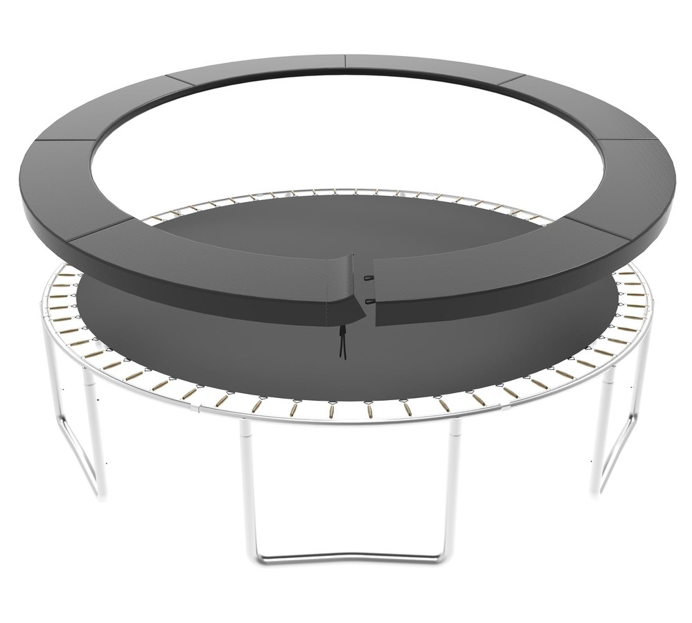 Trampoline Pad Replacement, 10/12/14/15/16FT Trampoline Spring Cover, No-Hole…