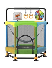 60″ Trampoline for Kids, Twinkoo 5FT Fortified Toddler Trampolines with Anti-…