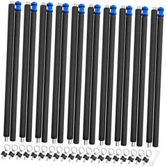 10 Sets Universal Trampoline Replacement Enclosure Poles Fit 8-16 Ft Straight