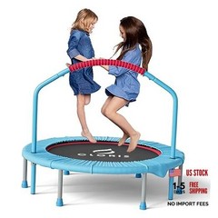 38in/48in Folding Trampoline – Max Load 220lbs / 450lbs Trampoline Rebounder
