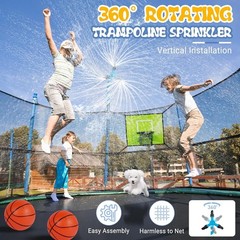 Trampoline Accessories Kit Kids,Basketball Hoop with 3 Mini Basketballs,50FT …