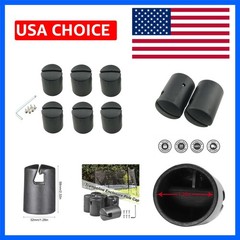 6pcs Outdoor Trampoline Enclosure Pole Top Caps Replacement Pole End Caps wit…