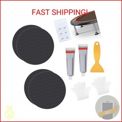 Trampoline Patch Repair Kit 4.1” Round Square Patches | Repair Trampoline Mat T