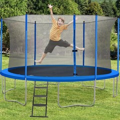 Trampoline Ladder, 3-Steps with Horizontal Wide Steps,Universal Hook,Trampoli…
