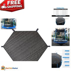 Adjustable Trampoline Shade Cover for 8FT-16FT Models – Ultimate UV Protection