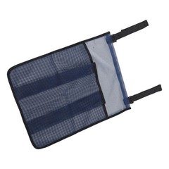 2Pcs Durable Mesh Trampoline Shoe Bags with Adjustable Straps Outdoor Blue