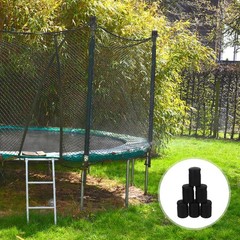 6 Pcs Trampoline Replacement Parts End Caps Enclosure Post Cover Net Pole