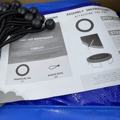 SkyBound Trampoline Safety Pad Spring Cover Blue 14ft Replacement New