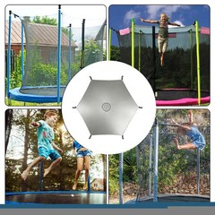 6-12 Ft Trampoline Sun Shade Cover, Trampoline Accessories, Outdoor Trampolines