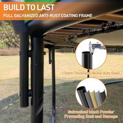 1500LBS Capacity No-Gap Design 8 10 12 14 15 16 FT Recreational Jumper