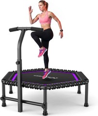 50” Trampoline-Fitness Rebounder for Adult-Indoor/Home