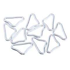 5Pcs High Strength V Rings for Trampoline Replacement Repair Triangle Buckle