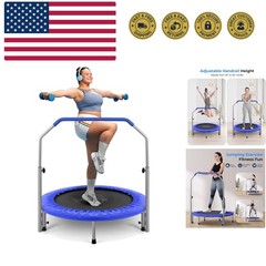 36/40″ Foldable Mini Trampoline – Compact Fitness Trampoline for Kids Adults,…