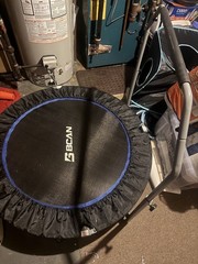 SereneLife SLSPT409 Portable Foldable Trampoline 40 inch Mini Rebounder with…