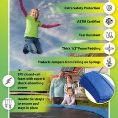 Replacement Mini Fitness Rebounder Trampoline Safety Pad Spring Cover Padding