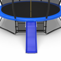Universal Plastic Trampoline Slide Blue for children 3+ years old