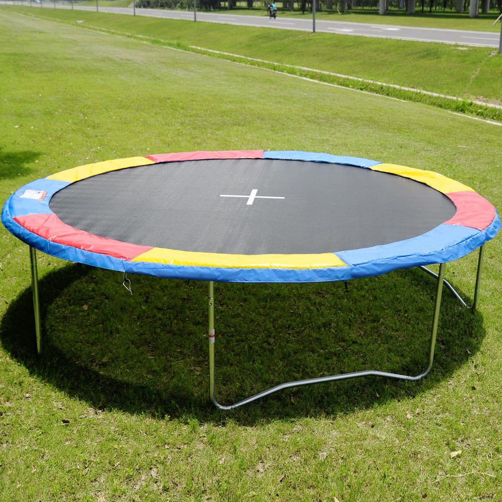 Safety Pad Spring Round Frame Pad Cover Replacement 12FT Trampoline Multi Color