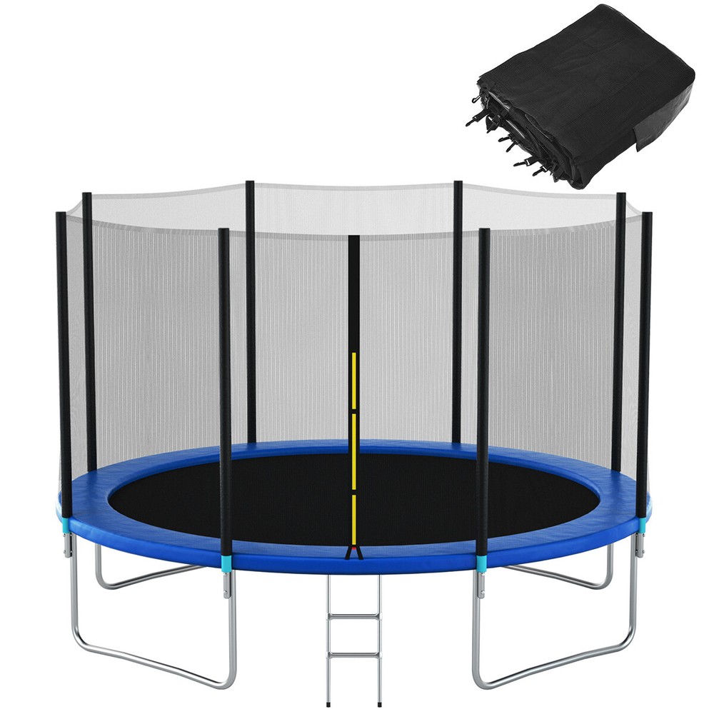 Topbuy 12/14/15/16FT Enclosure Net Trampoline Replacement Safety Net