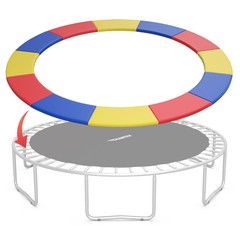 Goplus 14FT Trampoline Replace Safety Pad Bounce Frame Waterproof Spring Cover
