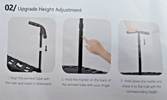 Mini Portable/Foldable Trampoline w/Handle, Adults, Black, 330 lbs., Limit, NIB