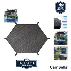 Trampoline Shade Cover, Trampoline Cover for 8FT 10FT 12FT 14FT 16FT Straight…