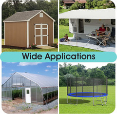 Heavy-Duty Screw-In Ground Anchors for Trampolines and Outdoor Structures