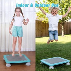 Mini Trampoline for Kids, 25 Inch Sensory Trampoline Bouncing Board with Non-Sli