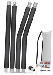 Trampoline Poles Replacement for For Skywalker 4201&4202-2xUpper+2xLower Tubes