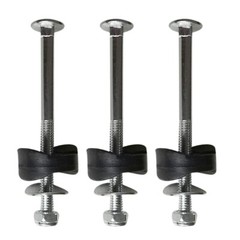 3Pcs Trampoline Screw Galvanized Steel Trampoline Jumping Bed Carriage Screw Nut