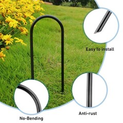 HeavyDuty Trampoline Stakes for High Winds, 12Inch Galvanized Steel Anchors