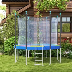 12FT Trampoline Pad Spring Cover, Waterproof, Multi-Color