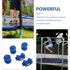 10 Pcs Trampoline Enclosure Pole Hat Tent Puncture Proof Cap Caps for Poles