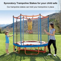 HeavyDuty UType Wind Stakes for Trampolines, Tents, Soccer Goals 6pcs