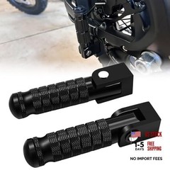 Ebike Foot Pegs,Mini Foldable 8MM Universal Motorcycle Foot Rest,Rear