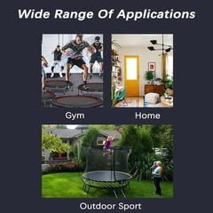 Waterproof Trampoline Storage Bag, Mini Folding Rebounder Pouch for Gym & Travel