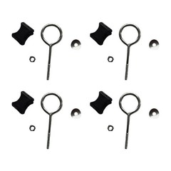 4 Pcs Trampoline Screws and Bolts Replacement Spring Accessories