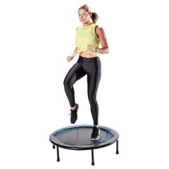 36″ Fitness Trampoline Incline Adjustable Legs Monitor Cardio Home Gym Workout