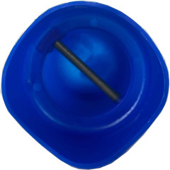 Large Trampoline Enclosure Pole Caps with Screw-In Bolts, Only Fit for Pole 1.5