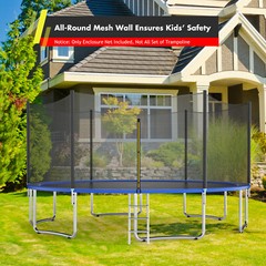 8FT/10FT/15FT/16FT Trampoline Safety Net Replacement Protection Enclosure Net