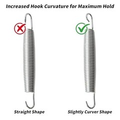 20 Pcs Trampoline Springs, 7Inch Heavy Duty Trampoline Springs Stainless Steel